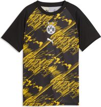 Puma BVB Warm Up Jersey Jr Kinder T-Shirt für sämtliche Outdoor Aktivitäten