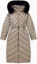 EA7 Mountain Winter Jackets W Slim Long Jackets Medium Padded Shiny Kunstfaser Isolationsjacke für Damen
