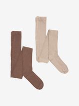Minymo Wool Stocking - rib 2-pack