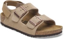Birkenstock Milano AS Kids Velour Leather Jungen Sandalen