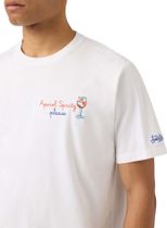 MC2 Saint Barth Portofino MAN Cotton T-shrt With Front Print/Emb Men's T-shirt for any outdoor activities