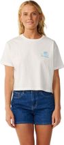 RipCurl Swell Crop Tee Damen T-Shirt für sämtliche Outdoor Aktivitäten