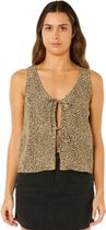 RipCurl Animal Instincts TIE Front TOP Damen Tanktop für Outdoor & Freizeitaktivitäten