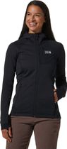 Mountain Hardwear W Polartec Power Grid Full Zip Hoody Damen Midlayer für Freeski oder Skitouren