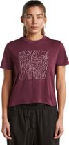Icebreaker Women M 150 Tech Lite Short Sleeve Crop T Gr8 Heig Damen T-Shirt für sämtliche Outdoor Aktivitäten