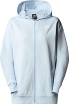 Womens Simple Dome Full Zip Hoodie -light Loop Back