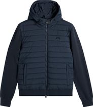 J.Lindeberg Thaden Knit Hood Hybrid Jacket Kunstfaser Isolationsjacke für Herren