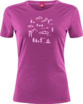 Women Printshirt Nature Merino Light