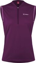 Löffler Women Bike Sleeveless Shirt Half Zip Plain Damen Radtrikot