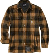 Carhartt Relaxed Fit Heavyweight Flannel Sherpa-lined Shirt Jac Midlayer für Outdoor Aktivitäten