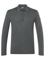 Super.Natural M Zip Polo LS Herrenhemd für Outdoor Aktivitäten