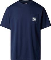 Mens Mountain Logo Relaxed Short Sleeve Pocket Tee
