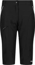 Woman Free Bike Capri With Inner Mesh Underwear