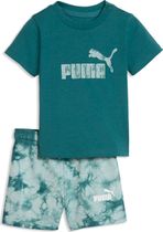 Puma Minicats Essentials Tie-dye Tee and Shorts Set INF Kinder T-Shirt für sämtliche Outdoor Aktivitäten