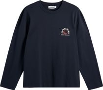 J.Lindeberg Walsh LS Print T-shirt Herren Longsleeve für Freizeit und Outdooraktivitäten
