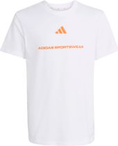 adidas Boys Slogan Single Jersey T-shirt Junior Boys