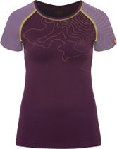 Kurzarm-shirt Merino Innergebirg Schwarz/Schiefergrau