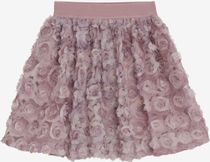 Minymo Skirt w. Mesh Flowers