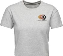 Black Diamond W Faded Crop SS Tee Unisex's T-shirt for any outdoor activities