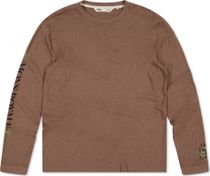 Mons Royale Mens Yonder Merino Organic Cotton Long Sleeve Herren Longsleeve für Freizeit und Outdooraktivitäten