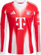 adidas FC Bayern 2025/2026 Home Jersey Longsleeve