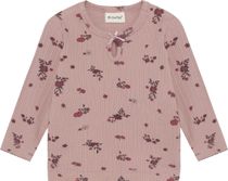 Minymo T-shirt LS AOP Rib Mädchen Longsleeve für Freizeit und Outdooraktivitäten