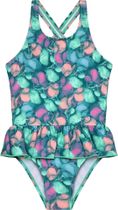 Color Kids Swimsuit W. Skirt AOP 720336 Girls Swimwear