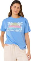 RipCurl Malibu Relaxed Tee Damen T-Shirt für sämtliche Outdoor Aktivitäten