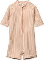Liewood Max Seersucker Shortsleeve Swim Jumpsuit