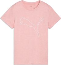 Puma W TAD Essential Heather Logo Tee Damen Laufshirt