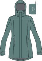 Woman Jacket Snaps Hood