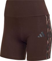 adidas Seasonal Essentials Leopard Print Biker Shorts With 3-Stripes
