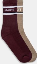 Merino Striped Crew 2-pack Socks