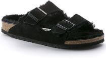 Birkenstock Arizona Shearling Velour Leather LAF Unisex Sandalen