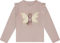 Minymo T-shirt LS Mädchen Longsleeve für Freizeit und Outdooraktivitäten