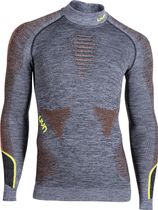 MAN Ambityon Underwear Shirt Long Sleeve Melange Turtleneck