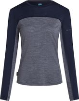 Icebreaker Women Merino Blend 125 Cool-lite Sphere Long Sleeve Tee Colour Block Damen Langarm Laufshirt