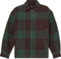 Timberland Mens Fleece Lined Check Overshirt Herren Freizeitjacke