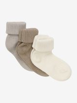 Minymo Baby Sock rib (3 Pack) Kinder Sportsocken