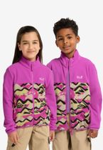 Jack Wolfskin PAW ERA 100 Print Full Zip K Kids's midlayer for any outdoor activities
