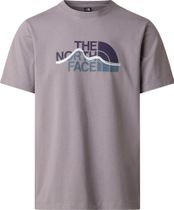 The North Face Mens Mountain Line Regular Short Sleeve Tee T-Shirt für sämtliche Outdoor Aktivitäten