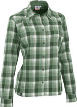 MAUL Sport Trento II - 1/1 Flanellbluse Karo Damenhemd für Outdoor Aktivitäten