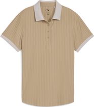 W Mattr Jacquard Stripe SS Polo