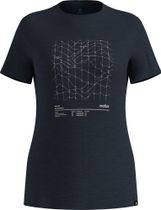 Odlo The Ascent Merino-blend Hyper Mapping T-shirt Women's Running Shirt
