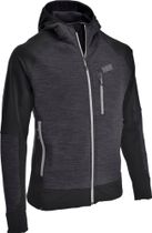 Kienberg II - Hybrid Flecejacke m. Kapuze