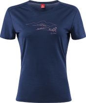 Women Printshirt Country Merino-tencel(tm)