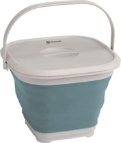 Collaps Bucket Square W/Lid Classic Blue