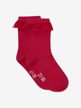 Minymo Ankle Sock w. Lace Girls's sports socks