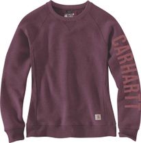 Carhartt Relaxed Fit Midweight Crewneck Block Logo Sleeve Graphic Sweatshirt
