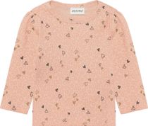Minymo T-shirt LS AOP Rib Mädchen Longsleeve für Freizeit und Outdooraktivitäten